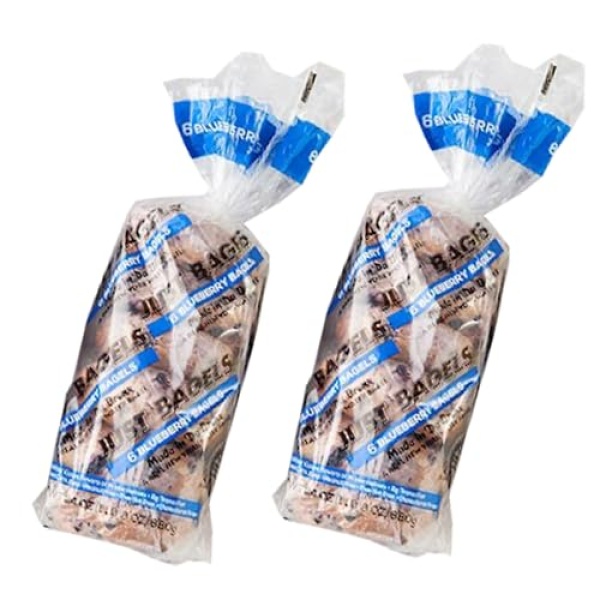 Just Bagels Blueberry Bagels - 12 Total, Non-GMO