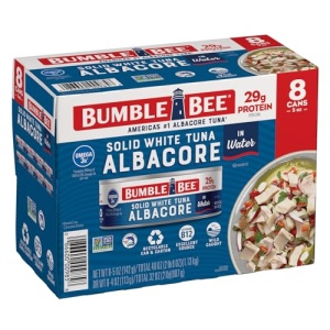 Bumble Bee Solid White Albacore Tuna, 142g Can (8 Pack)