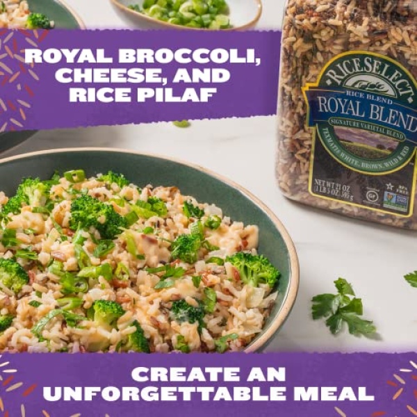 RiceSelect Royal Blend, Texmati & Wild Rice, 595g Jar