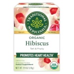 Organic Hibiscus Herbal Tea, 16 Bags (Pack of 1)
