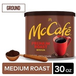 McCafe Premium Medium Roast Ground Coffee, 850g Canister
