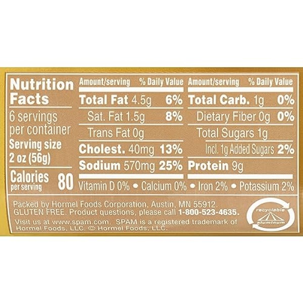 SPAM Oven Roasted Turkey, 340g (Pack of 12)