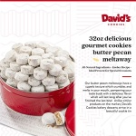 David's Cookies Butter Pecan Meltaways 907g