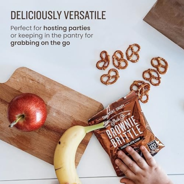 Sheila G's Brownie Brittle – Choc Chip & Salted Caramel