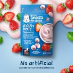 Gerber Baby Strawberry Yogurt Melts, 28g (Pack of 7)