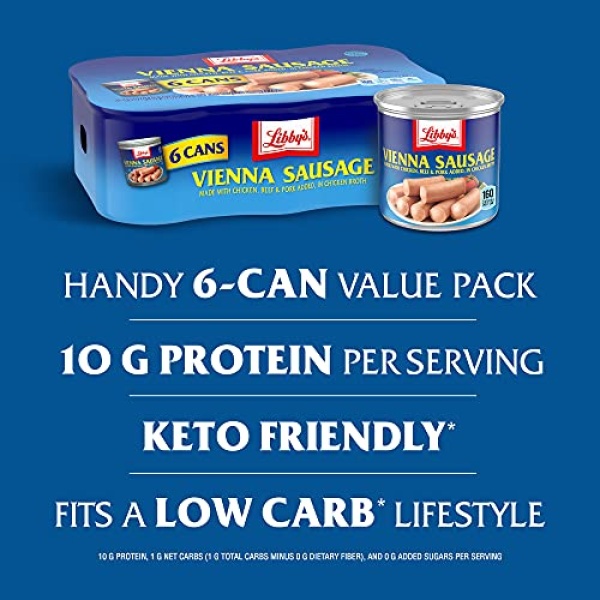 Libby's Vienna Sausages, 130g, 6-Count