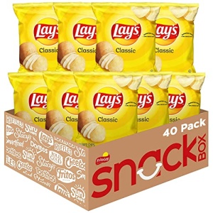 Lay's Classic Potato Chips, 28g (Pack of 40)