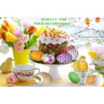 Wooden Fake Eggs, Life Size, 5.8 cm (12-Pack)