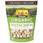 Setton Farms Organic Pistachios, Dry Roasted, 198g Bag