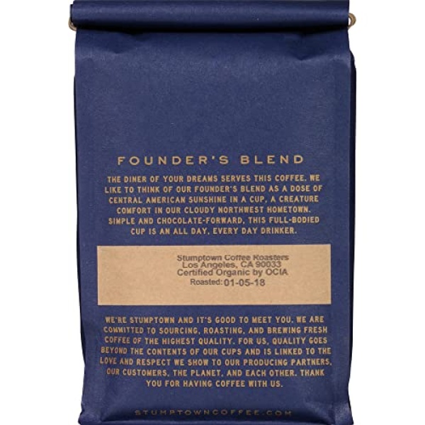 Stumptown Medium Roast Organic Whole Bean Coffee, 340g