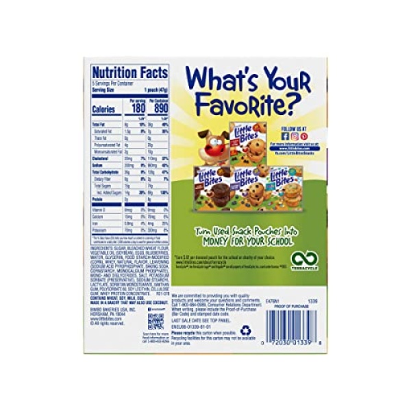 Entenmann's Little Bites Blueberry Muffins 3-pack