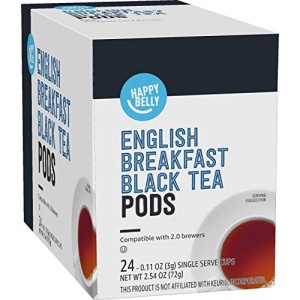 Happy Belly English Breakfast Tea Pods, 24 Count
