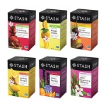Stash Fruity Herbal Tea Sampler, 6 Boxes, 18-20 Bags Each
