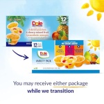 Dole No Sugar Added Fruit Bowls, 12 x 113g Cups