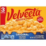 Velveeta Shells & Cheese Original (3 ct, 340 g Boxes)