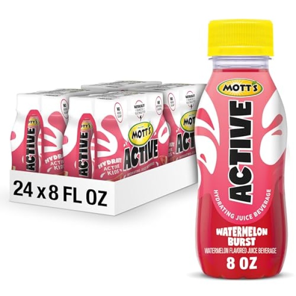 Mott's Watermelon Burst Juice, 24 x 237ml, Electrolytes