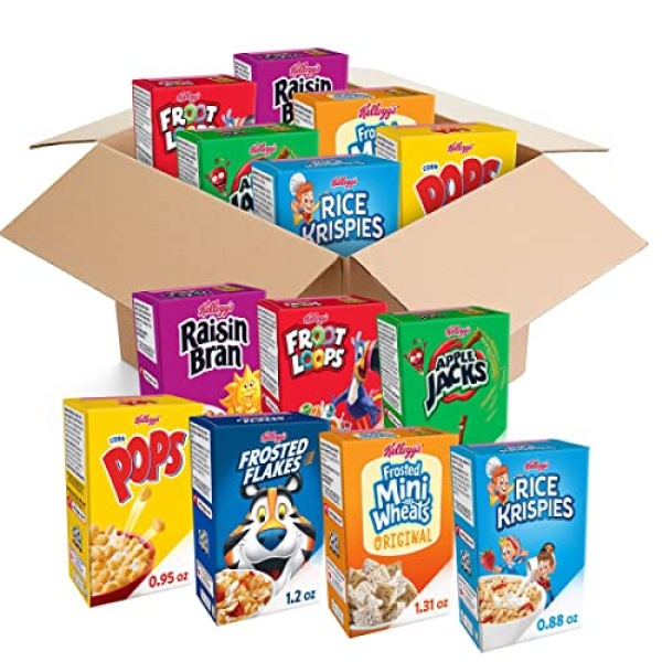 Kellogg's Cold Cereal Variety Pack (48 Boxes)