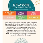 Teeccino Dandelion Tea Sampler – 12 Bags, Various Flavors