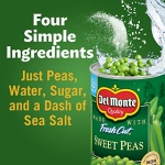DEL MONTE Sweet Peas Canned Vegetables, 12 Pack, 425g