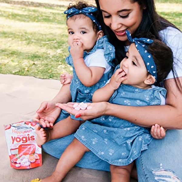 Happy Baby Organics Yogis, 3 Flavor Variety Pack, 28g