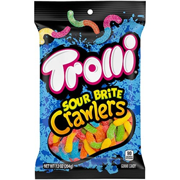 Trolli Sour Brite Crawlers, Original, 204g