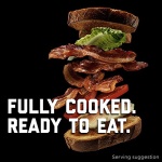 Hormel Black Label Fully Cooked Bacon, 298g (Pack of 1)