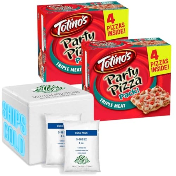 Salutem Vita - Totino's Triple Meat Pizza, 4 Count, 2 Pack