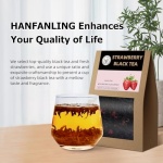 HANFANGLING Strawberry Black Tea, 100% Natural, 50g