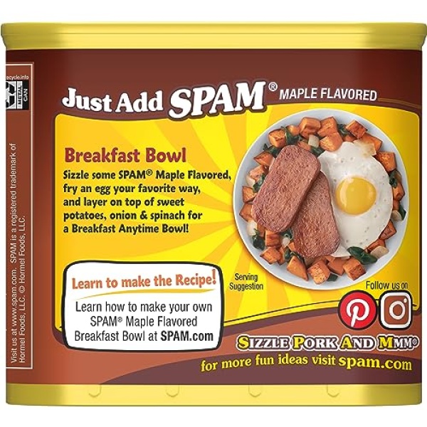 SPAM Maple, 340g can