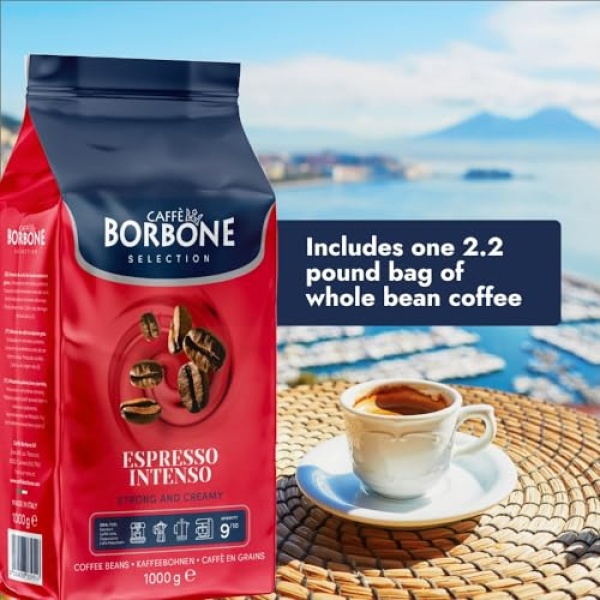 Caffè Borbone Espresso Intenso, Medium Roast, 1 kg Bag