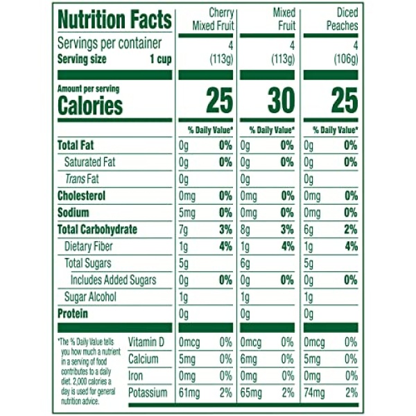 Del Monte Fruit Cup Snacks, No Sugar, 12-Pack, 113g