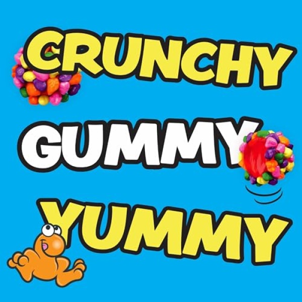 Nerds Gummy Clusters, Rainbow, Resealable 227g Bag