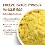 Orgnisulmte Whole Egg Powder, All Natural, 227g