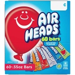 Airheads Variety Box, 60 Full Size Fruit Taffy Bars