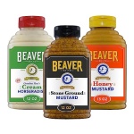 Beaver Condiments Variety Pack, 3 Hot & Honey Mustards