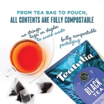Teatulia Organic Black Tea (50 Pyramid Bags) | Compostable