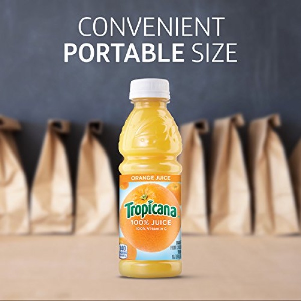 Tropicana 100% Orange Juice, 300ml (Pack of 24)