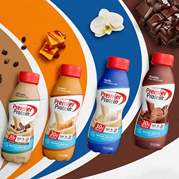 Premier Protein Shake, Chocolate, 30g Protein, 340ml, 12 Pack