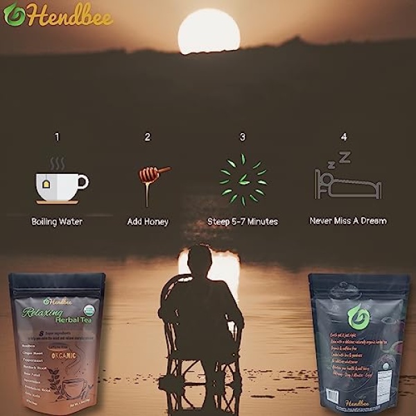 Organic Herbal Tea with 8 Super Ingredients, 50g