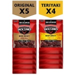 Jack Link's Beef Jerky Variety - Original & Teriyaki, 9x35g