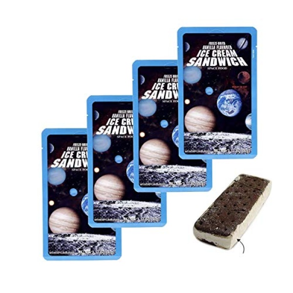 LuvyDuvy Freeze-Dried Vanilla Ice Cream - 4-Pack