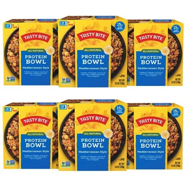 TASTY BITE Mediterranean Protein Bowl, 250g, Vegan