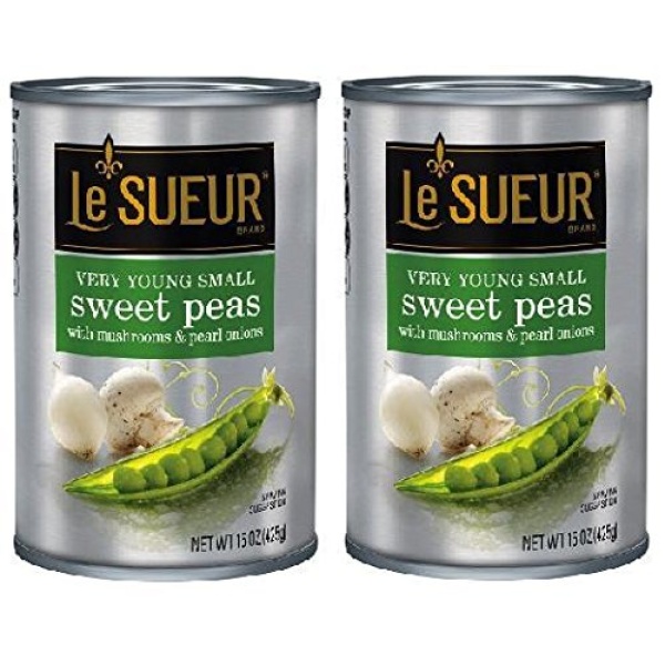 Le Sueur Small Peas with Mushrooms & Onions 425g