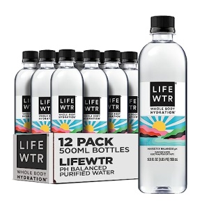 LIFEWTR Premium Water, 500ml Bottles, Pack of 12