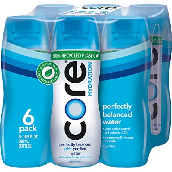 Core Hydration Water, 0.5 L, 24 Count, USA Gymnastics Partner