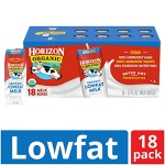 Horizon Organic 1% Low Fat Milk, 237ml (Pack of 18)