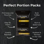 Colonial Coffee Packets, Breakfast Blend, 71g, Pack of 100