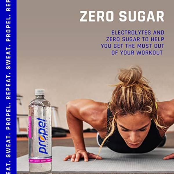Propel Strawberry Lemonade Zero Calorie Water, 500ml (12 Pack)