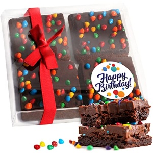Birthday Gift Basket Chocolate Brownies | Nut Free | Kosher