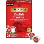 Twinings English Breakfast Black Tea K-Cup Pods, 24 Ct